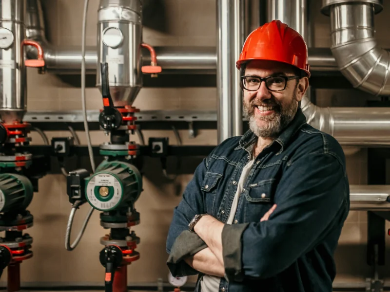 An image showing a plumber in Arizona.