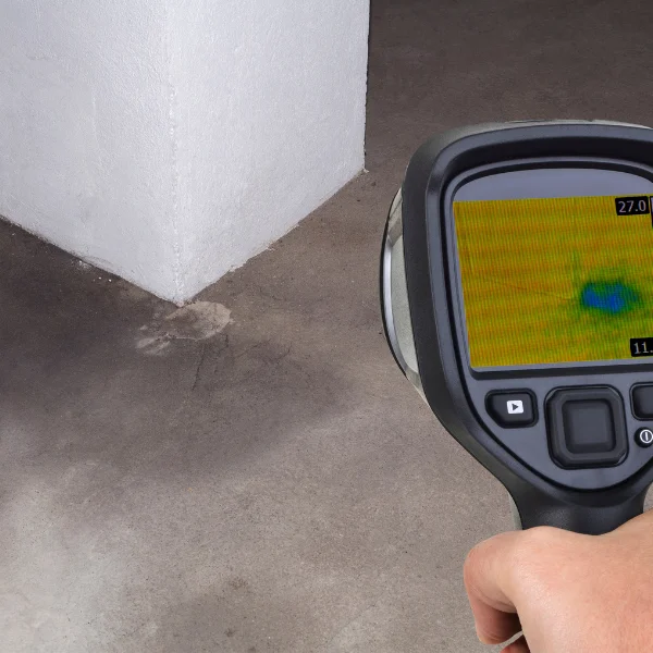 An image showing advanced leak detection equipment in use.