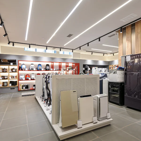 A picture showing a transformed retail store interior in Glendale.